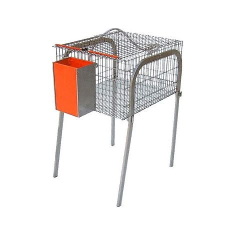 Cage pour modle conomique les lapins-0 avec ppite de bouteille. 1 tage 1 dpartement