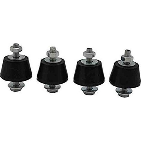 Silenblock de Amortiguación con Tuercas y Arandelas para Aire Acondicionado (Pack 4) - Accesorio para Instalación de Aire (1/5)