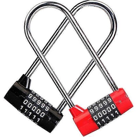 Cadenas long, cadenas à combinaison, cadenas à 5 chiffres (1/3)