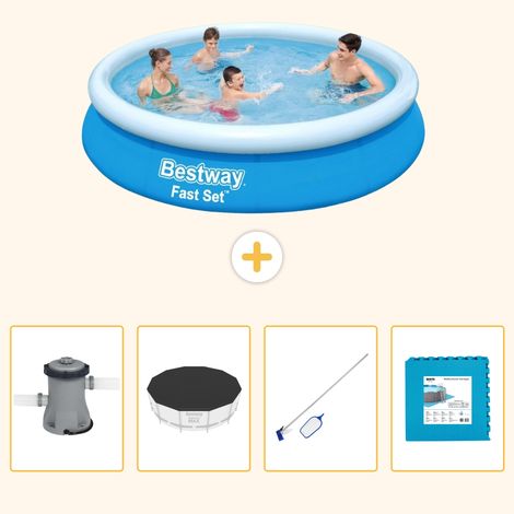 Bestway Bestway Fast Set Ronde - 366x76 cm - 5-pièces S191 (1/5)