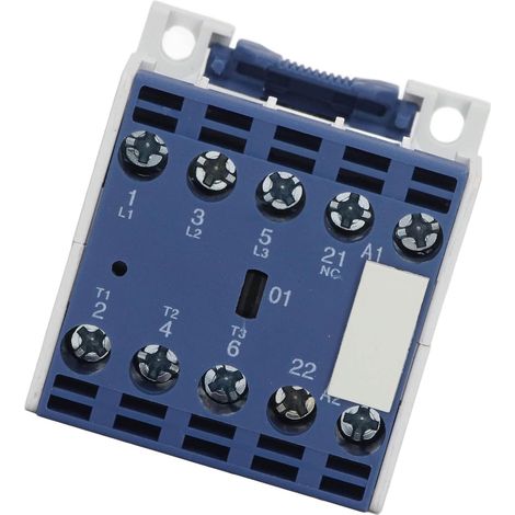 Relais De Contacteur CA, Contacteur De Puissance, Triphasé 3 Pôles Ignifuge Commande De Démarreur De Moteur, Contacteur CA Normalement Ouvert Pour Les Applications Électriques (1/5)