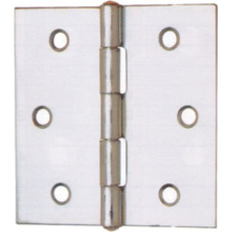 CERNIERA PERNO FISSO 121 ACC ZINC  50 X 50 MM Q.TA 24
