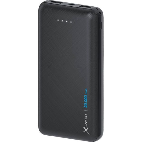 Batería externa XLayer Micro (20.000 mAh) negra (1/3)