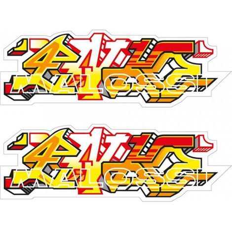 malossi sticker für auto wall enko4 / pro Paar neu