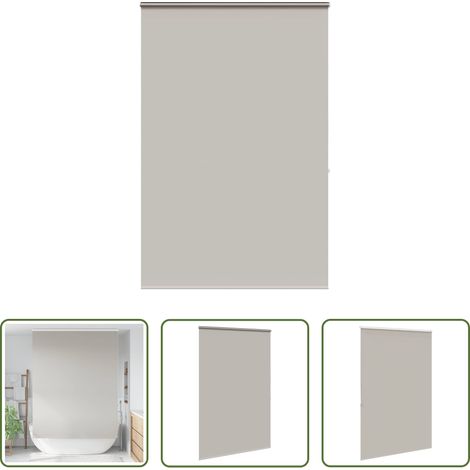 vidaXL Intimité salle de bain - Store enrouleur de douche avec cassette largeur du tissu 146 cm (1/5)
