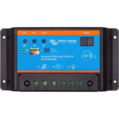 Victron Energy Regolatore di carica PWM 12 V, 24 V 5 A