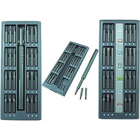Tournevis d'Horloger 31 Pcs - S2, Précision et Alu Boîte - Outils de Précision pour Horlogers - Beast