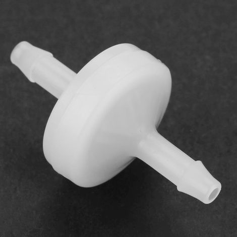 Clapet anti-retour unidirectionnel en ligne en PVDF pour carburant, gaz, liquide, air (1/8") (1/5)