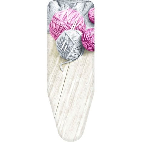 Colombo Foderina da Stiro 120x40 cm GOMITOLI Rosa Taglia L (1/3)