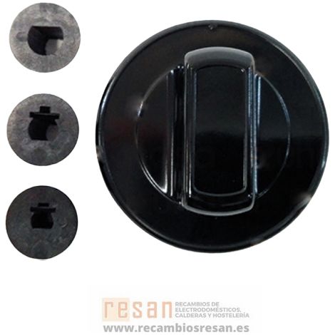 Mando grifo gas universal 70mm eje 6-8-10mm