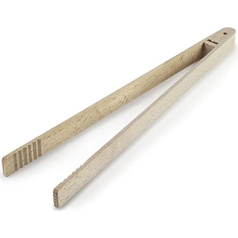 Accesorio de cocina Ibili multipurpose wooden tongs 40 cm duradero ergonómico