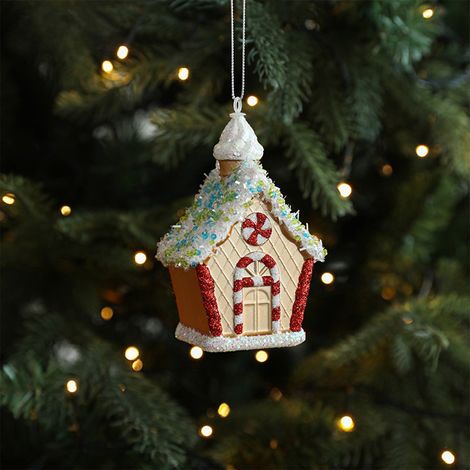 Ornement De Noël - En Plastique - Pour Arbre De Noël Et Fenêtre - Avec Cordon De Suspension - Lot De 12 (1/5)