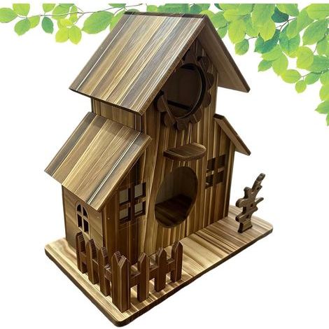 für den Außenbereich wetterbeständiges Holz mehrere Löcher (1/5)