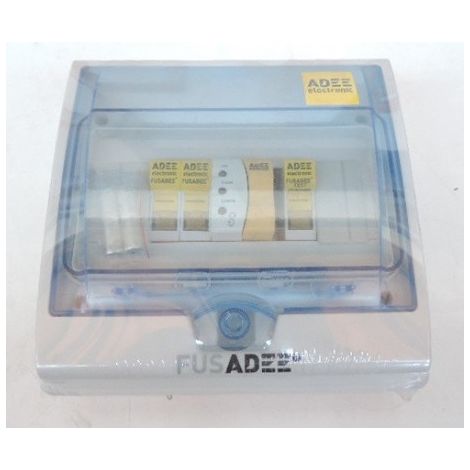 Coffret parafoudre étanche 1 paire haut débit pour ligne BUS numerique 10V avec contrôleur Up 0.015kV FUSB01CHD11 ADEE 03451