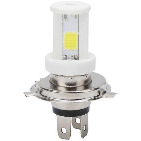 Ampoule LED H4 pour phare de moto, feux de route/croisement, lumière blanche visible, 1080 lm, 6500 K, 9-12 W (1/4)