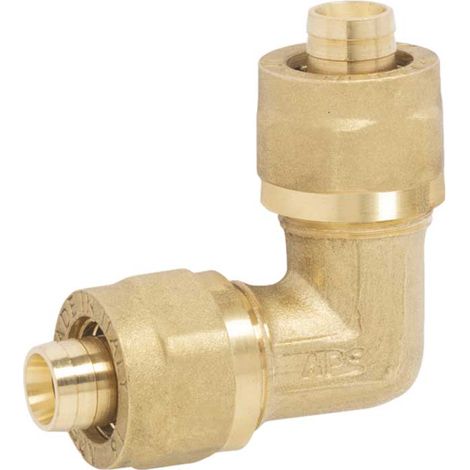 GOMITO DOPPIO A COMPRESSIONE PER TUBO MULTISTRATO APE Ø32 (3,0) x Ø32 (3,0) mm