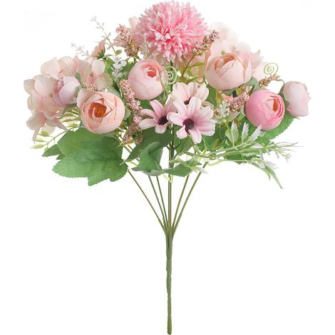 artificielle en soie rose d un réalisme exquis idéale pour (1/4)