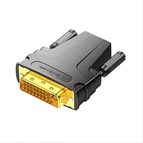 Adaptateur TV convertisseur DVI mâle vers femelle compatible 24+1 (1/5)