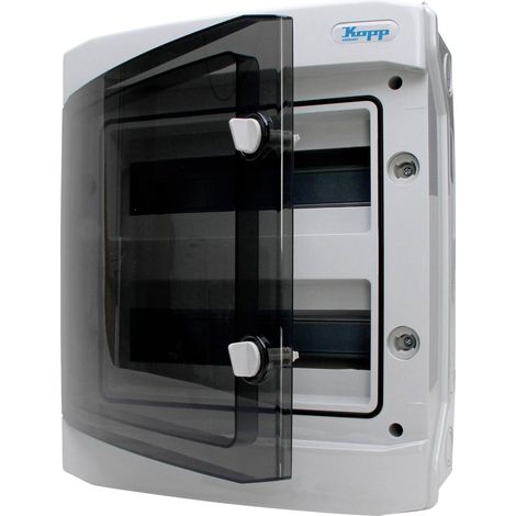 Boîtier en saillie KOPP, IP65, porte, 2 rangées, 24 pôles