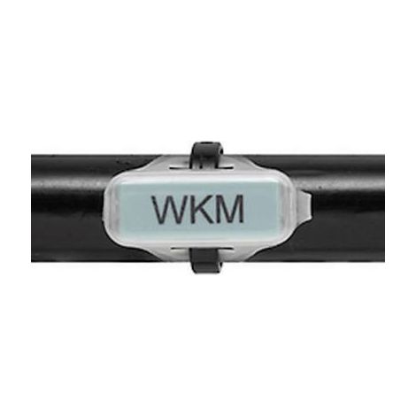 Marqueur de câble Weidmüller WKM 18/43 1610700000-1 Surface d'étiquetage: 18 x 40 mm transparent 1 p (1/2)