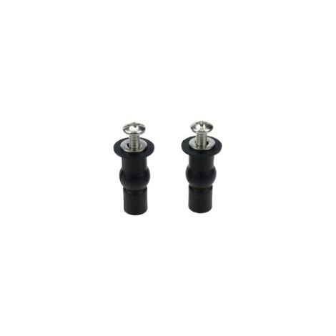 Cerniere di fissaggio per sedile WC, accessorio per sedile WC adatto a tutti i WC (18 mm) - Crezuo