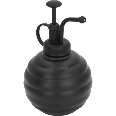 Vaporisateur pour plantes 400 ml en acier inoxydable avec pompe intégrée, idéal pour les plantes d'intérieur, les plantes grasses et les plantes succulentes du jardin (noir). (1/5)
