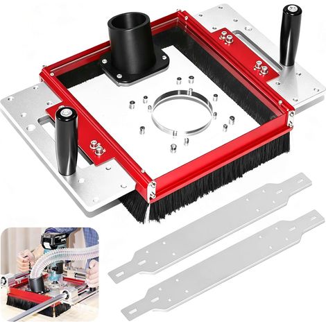 Linear Rail Trolley Dust Suction System with Adapter Plate for SBR20UU (1/5)