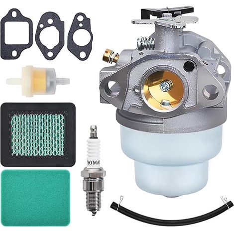 Kit carburateur pour tondeuses Honda GCV135 et GCV160, comprenant joint, bougie et filtre à air. (1/5)