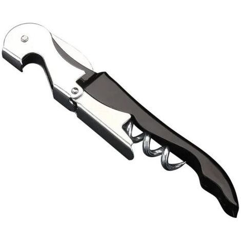 PA Stück 3-in-1 Korkenzieher, Flaschenöffner, Bieröffner, Flaschenöffner, Sommelier-Flasche (schwarz) (1/5)