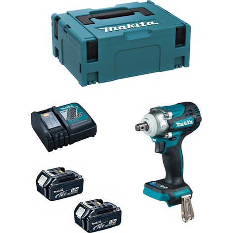 Makita DTW300RTJ llave de impacto 18V 1/2" 330 Nm 2 x 5Ah baterías