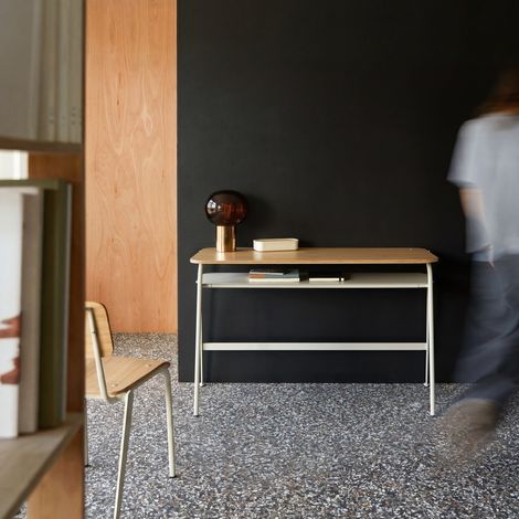 Tikamoon Mio Bureau en frêne H 75 cm × L 125 cm × P 58 cm (1/5)