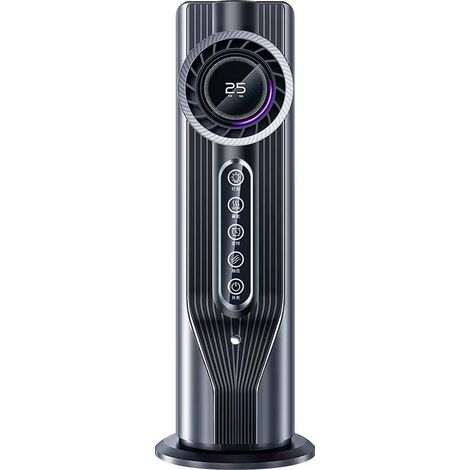 Ventilateur Brumisateur sur Pied Silencieux – Rafraîchisseur d'Air Évaporatif Vertical pour Bureau et Maison
