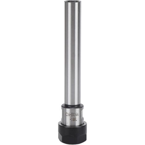 Support de mandrin à pince, tige d'extension droite, acier allié au Chrome et au molybdène ER16A-100L(C16) (1/5)
