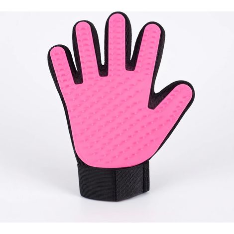 Guante de aseo para gato rosa modelo 4 (1/5)