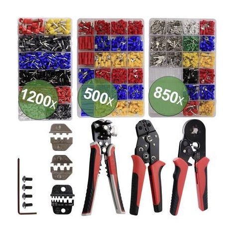 Quadrios Dentée Set di Pinze Pressatrici Ergonomiche