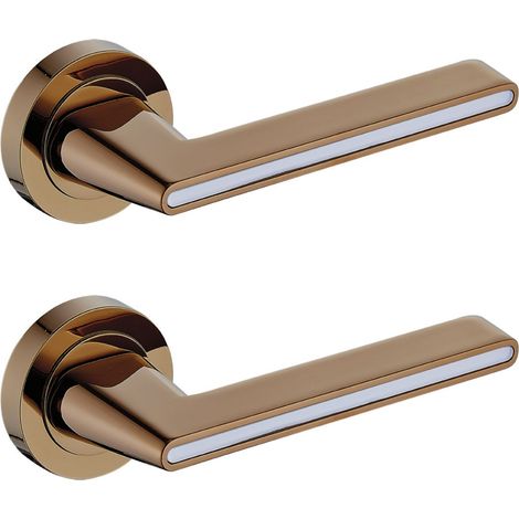 Elika Türgriff Roségold Weiß Rund ZN-AL Premium Modern (1/4)