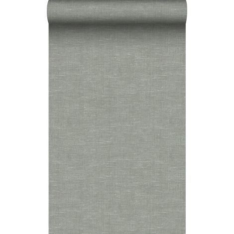 papier peint lin vert grisé - Origin Wallcoverings (1/5)