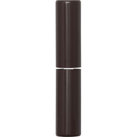 Zierhülse aus Kunststoff Aufsteckhülse braun für Einbohrbänder Band ø 20mm, Bandhöhe 112mm, oben + unten