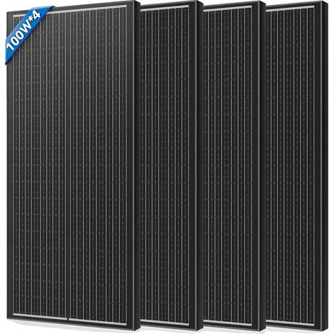 Panneau Solaire, Silicium Monocristallin, Haute Efficacité, 400W (1/2)