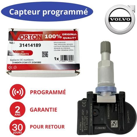 Sensor de presión de neumáticos TPMS programado Válvula de rueda VOLVO C30 V40 S40 II V50 V60 S60 II XC60 C70 II V70 III XC70 II S80 II (1/5)