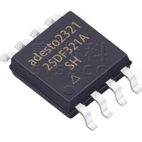 Electronic components AT25DF321A-SH-B and AT25DF321A-SH-T: 5 units of each.