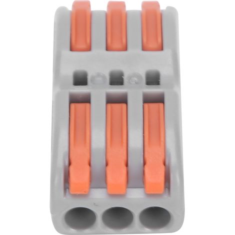Bornes à 50 fils, connecteurs rapides pour fils souples et rigides, accessoires industriels SPL-3 (1/5)