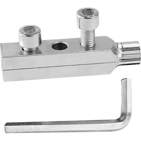 Kit D'extracteur de Vis, Robuste et Facile à Utiliser, Extracteur de Vis à Tête Cassée Générique, Applications Polyvalentes, Extracteur de Vis, pour Tuyaux de 1/2" et 3/4" (Argent) (1/5)