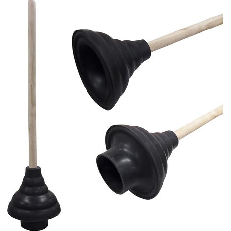 Déboucheur WC en caoutchouc pour salle de bain, évier et bouchons de canalisations – Utilisation dans les maisons, les bâtiments commerciaux et industriels PL10091701 (1/5)