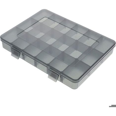 Boite De Rangement Pour Outils - Plastique Transparent - 20 X 14.5 X 2.7 Cm - Garage Atelier Vehicule - 1 Unite (1/5)