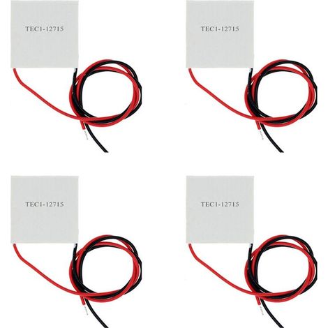 Adapté aux modules thermoélectriques Peltier individuels TEC1-12715 (TEC 12715, 12 V, 15 A) pour la réalisation de circuits imprimés à partir d'éléments Peltier.