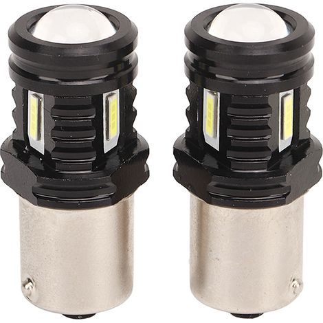 2 Ampoules LED 120W 1500LM BA15S 1156 Super Lumineuses 12‑24V Universelles Feux de Recul Blanc 6000K pour Voiture SUV Camping-car Camion (1/5)