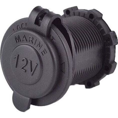 Prise allume-cigare 12V étanche – Prise de courant universelle pour voiture, moto, bateau, camping-car (1 pièce) (1/4)
