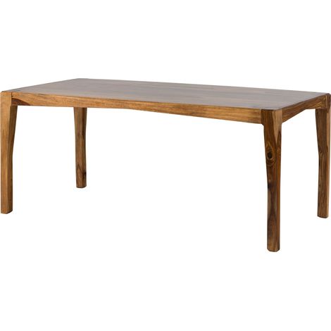 ANCONA 0104 Table de salle à manger en bois de sheesham - laqué / brun 200x100x77