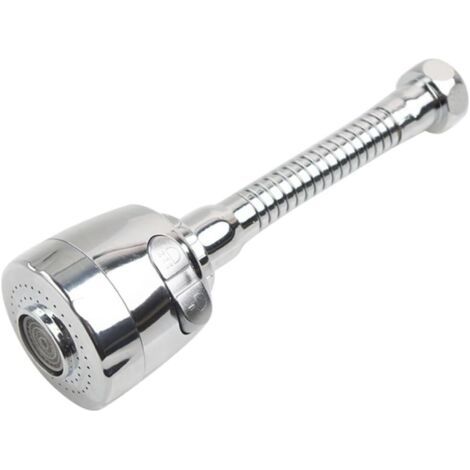PA Wasserhahnverlängerung Flexible 360-Grad-Drehung, Dual-Flow-Dusche und Belüftungsmodus Das Besprühen des Wassertanks spart Wasser. (165mm) (1/4)